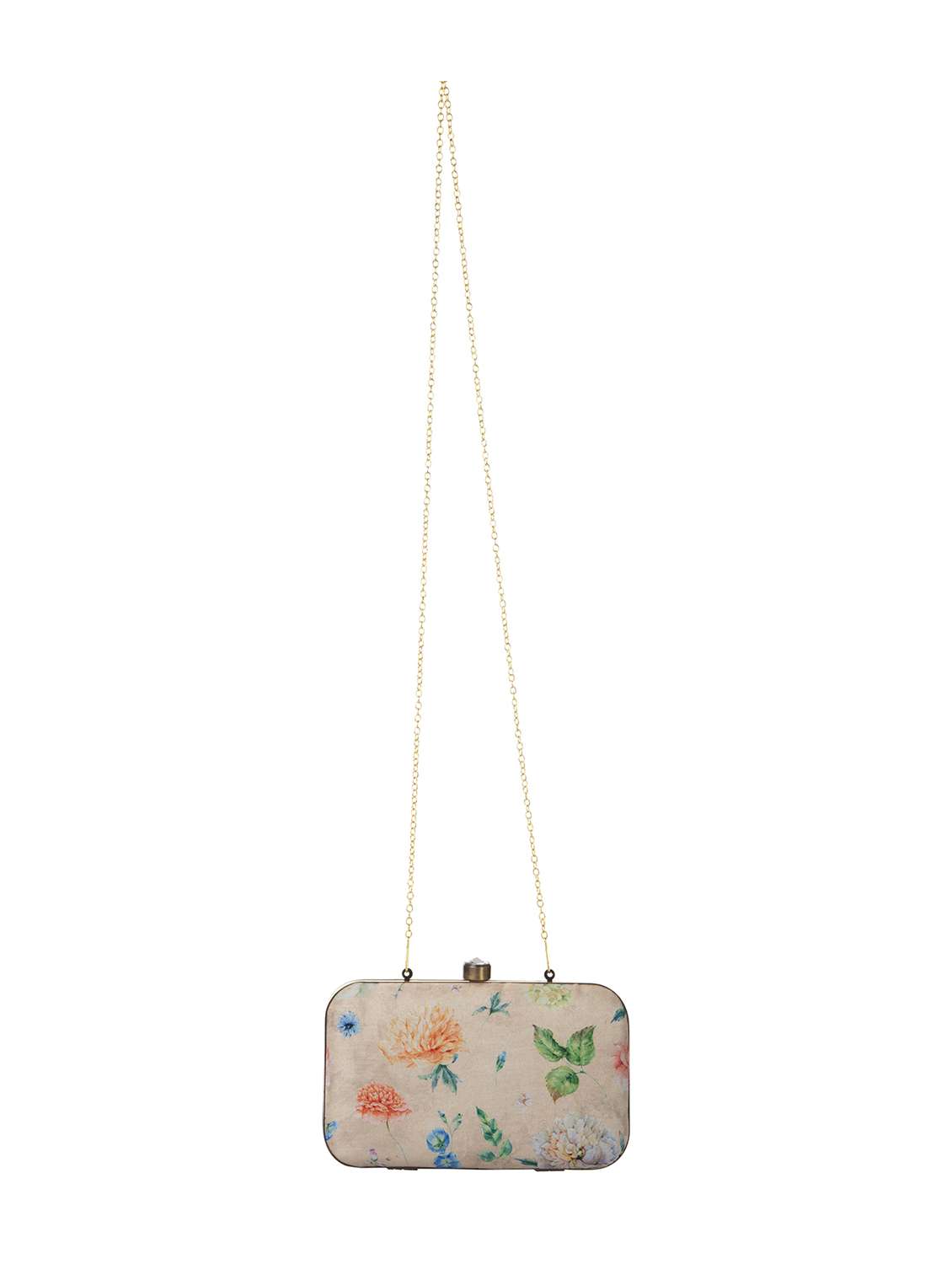 women beige floral clutch box - 18514760 -  Standard Image - 7