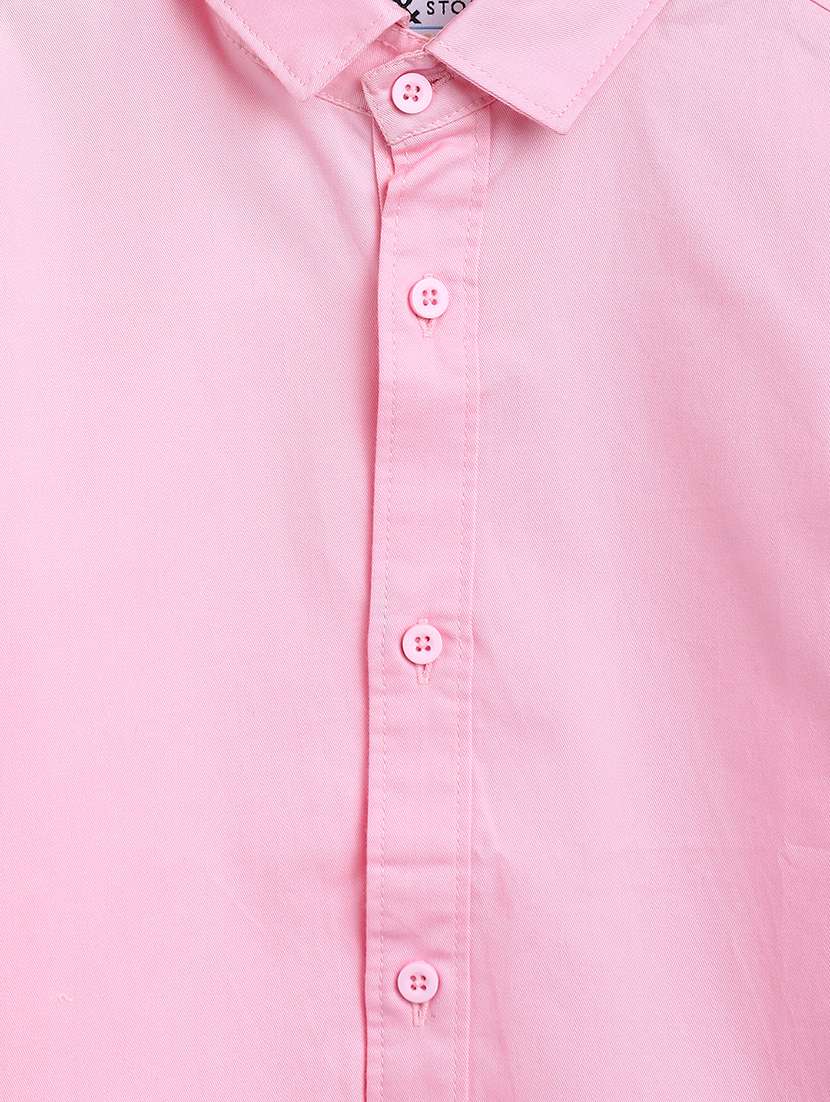 boys pink solid shirt - 18515435 -  Standard Image - 2