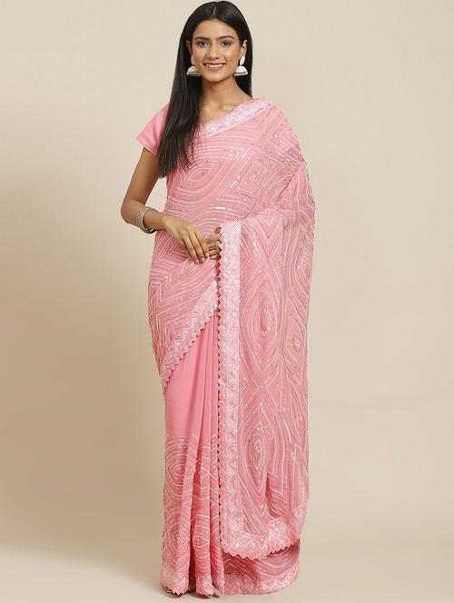 women's embroidered saree with blouse - 18515686 -  Standard Image - 0