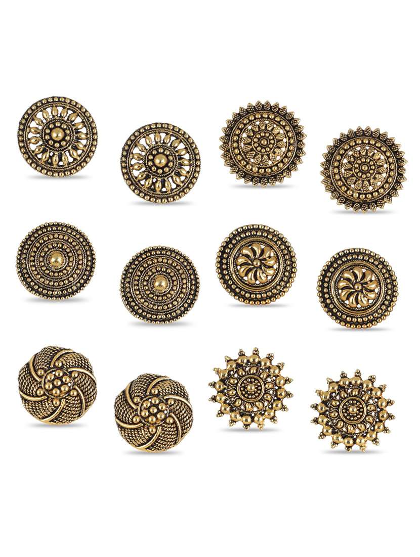 pack of 6 stud earring 