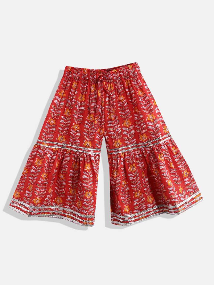 girls gota work kurta sharara set  - 18517014 -  Standard Image - 2