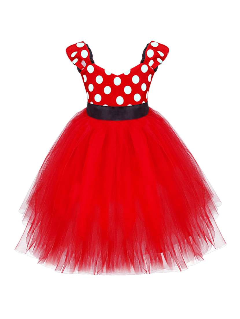girls v neck sleeveless frock - 18517314 - Zoom Image - 0
