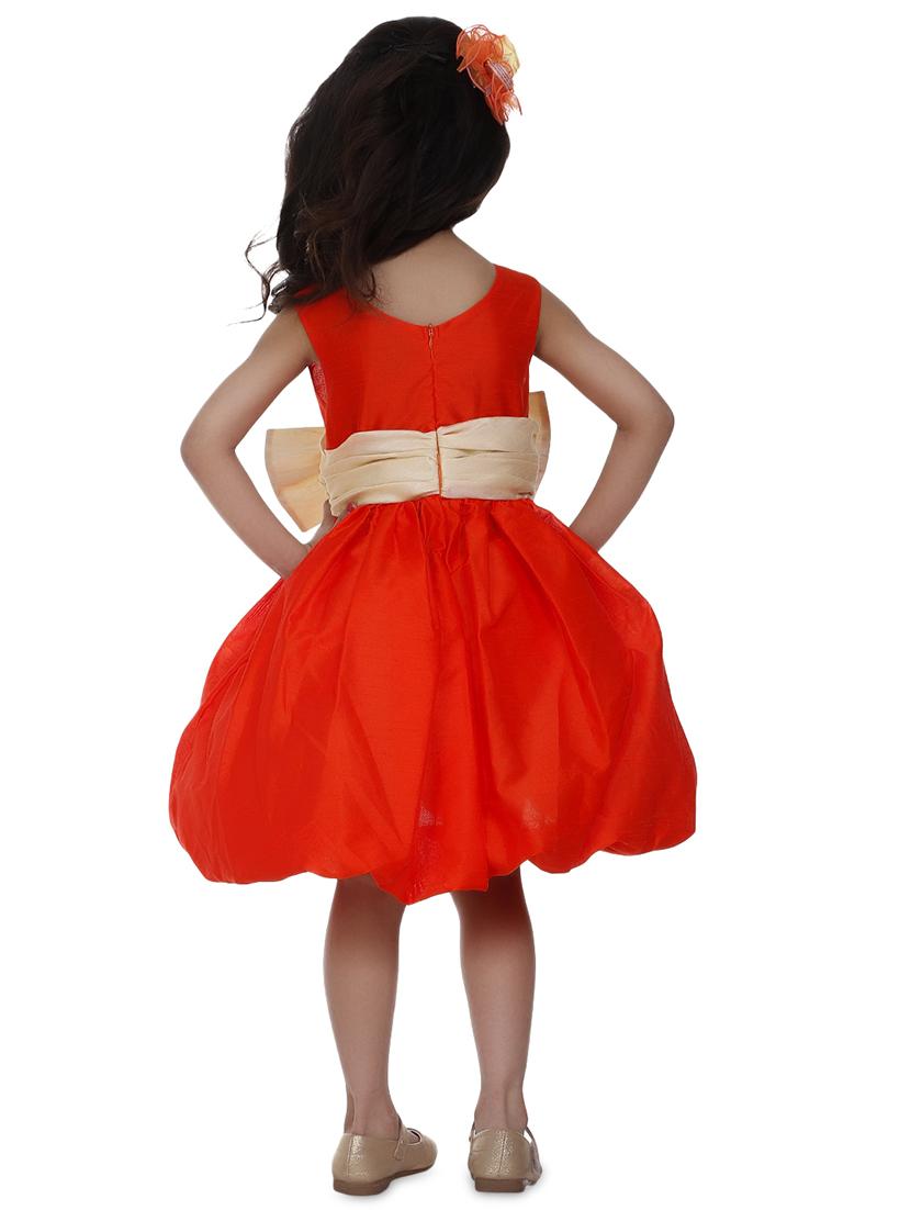 girls round neck sleeveless frock - 18517366 - Standard Image - 2