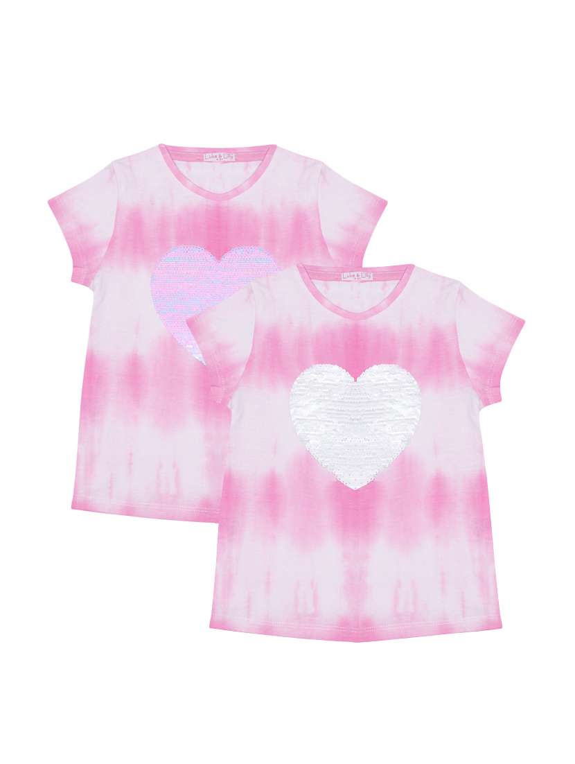 girls pack of 2 embellished regular tee