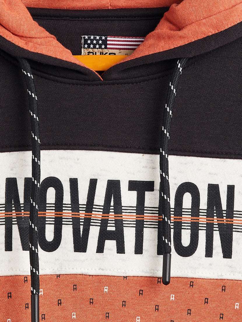 boys color block hooded sweatshirt - 18518453 -  Standard Image - 2