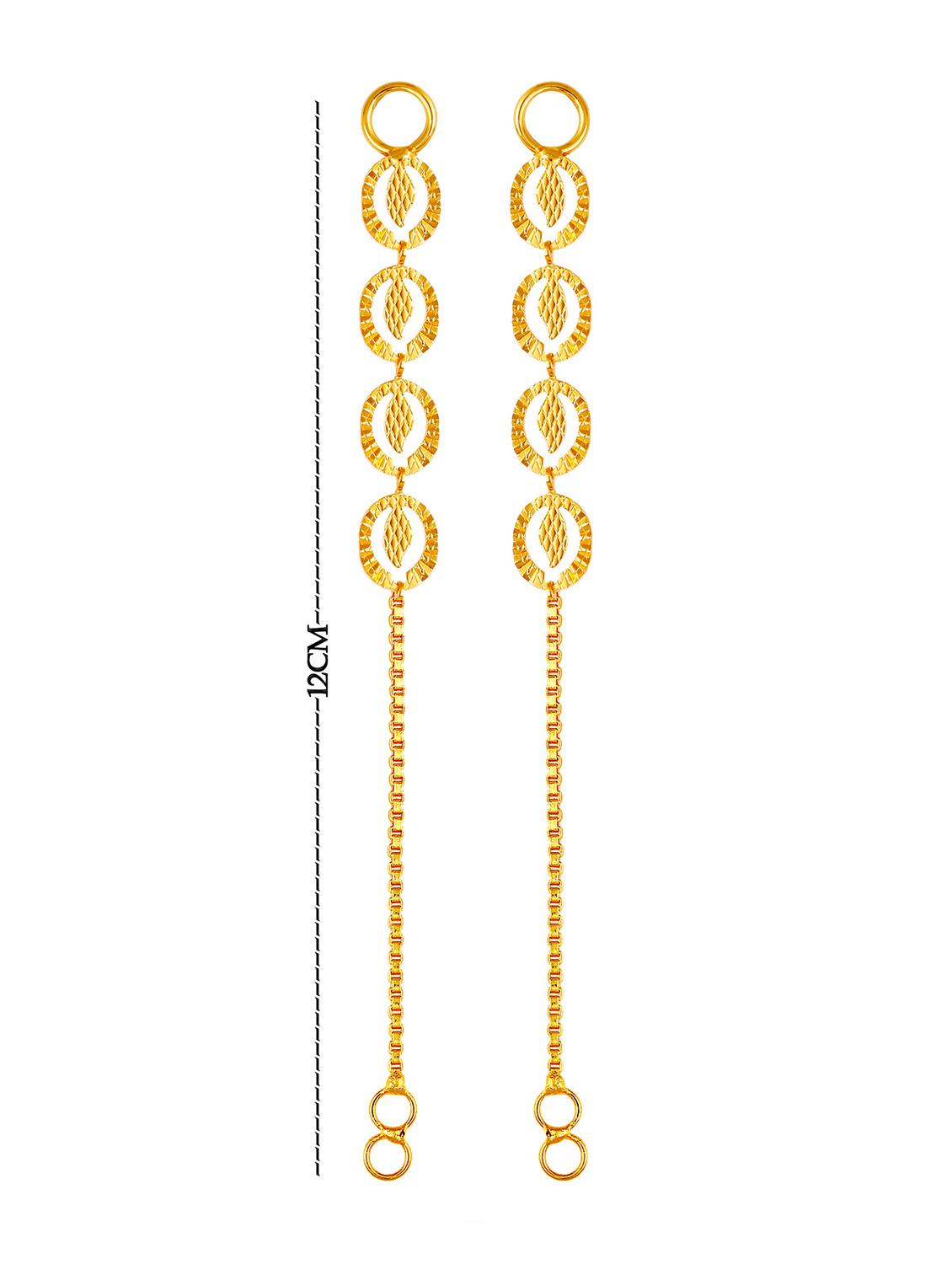 gold plated ear cuff earring - 18518685 - Standard Image - 2