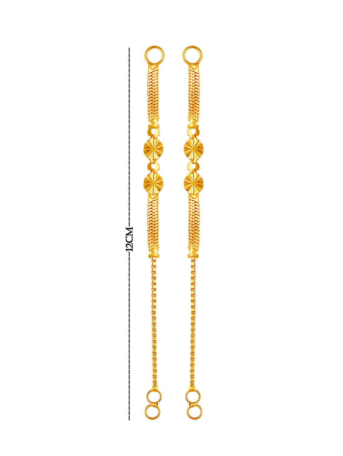 gold plated ear cuff earring - 18518694 - Standard Image - 2