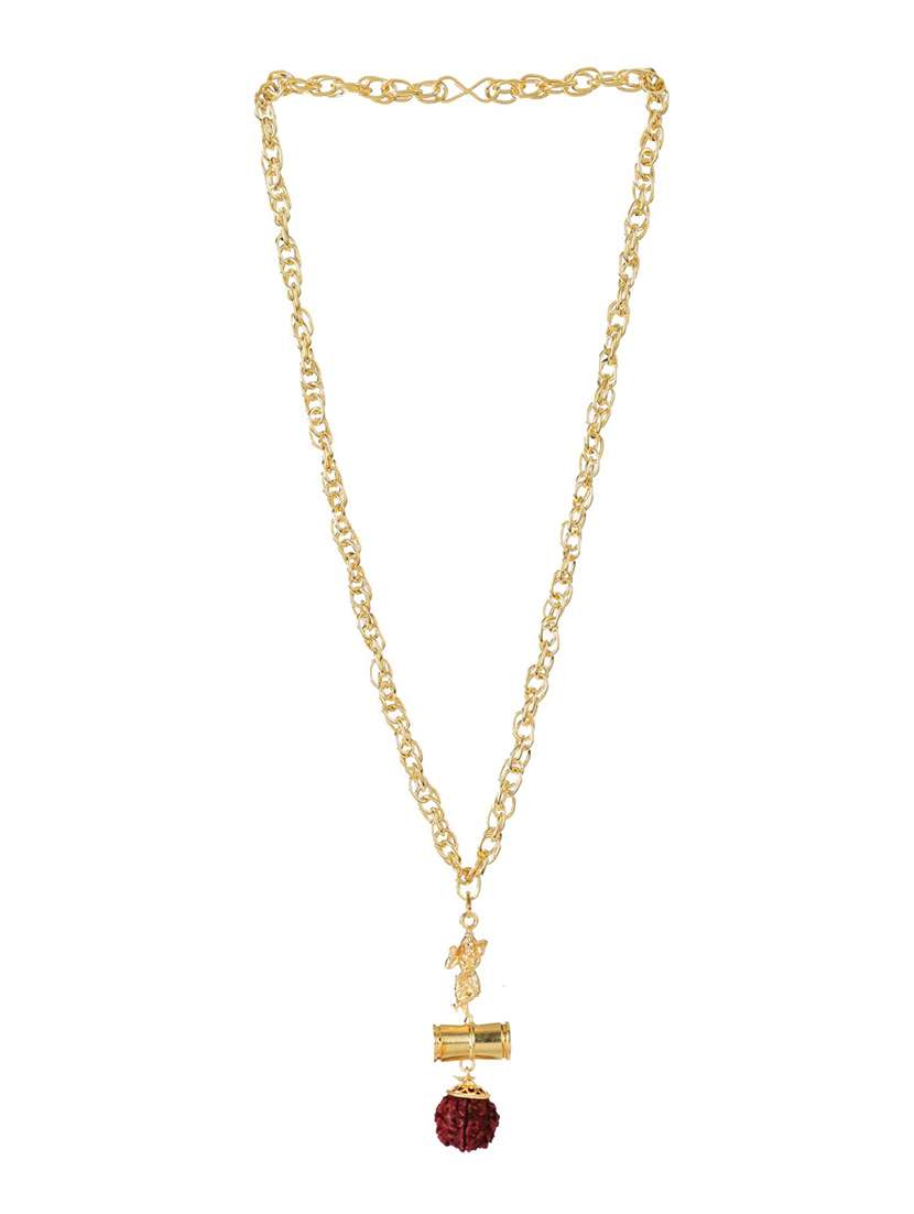 gold metal pendant