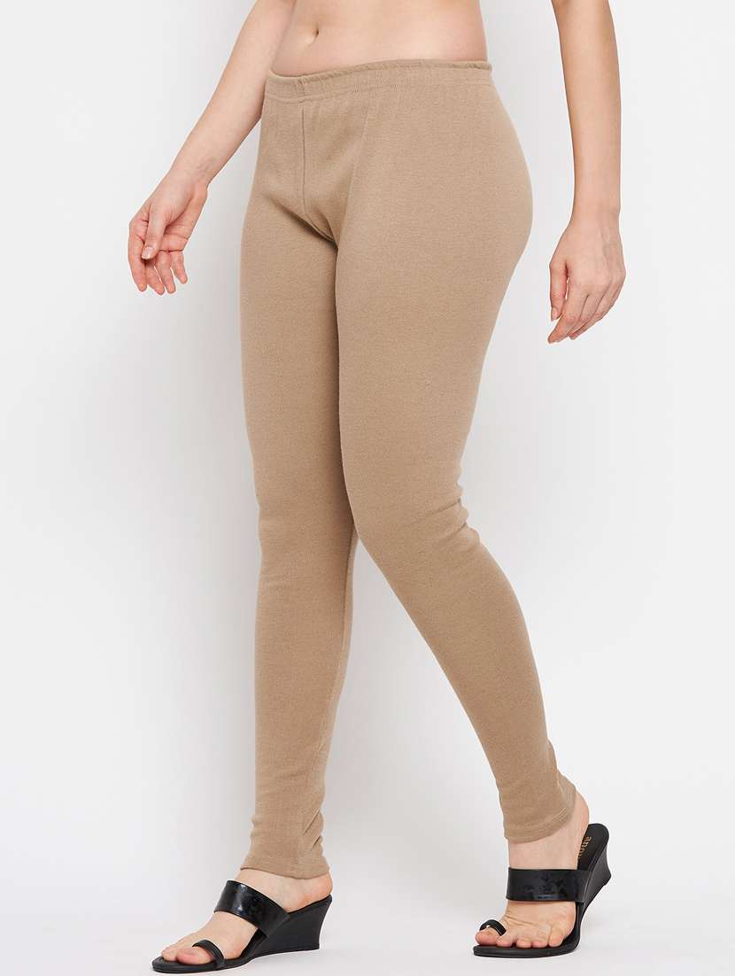 mid rise solid woolen leggings - 18519363 -  Standard Image - 2