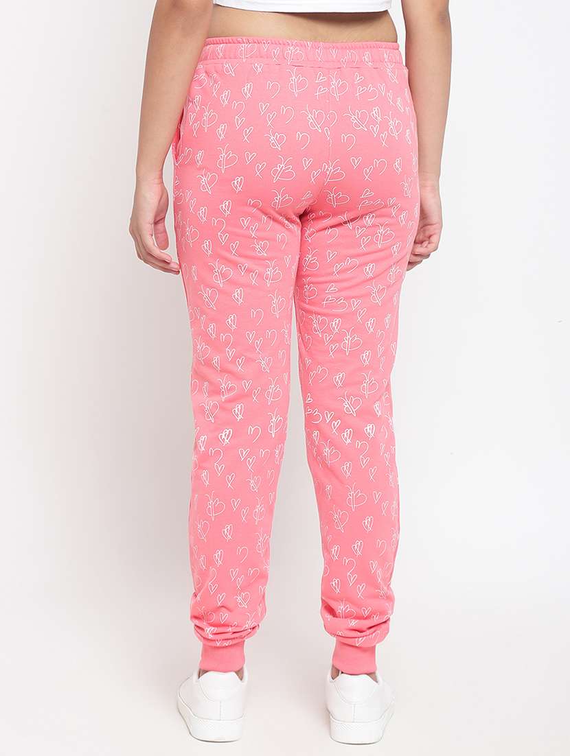 girls mid rise printed jogger - 18519520 -  Standard Image - 2