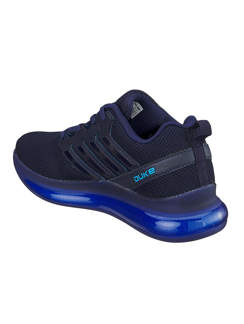 mens navy lace up sport shoe - 18519686 - Standard Image - 2