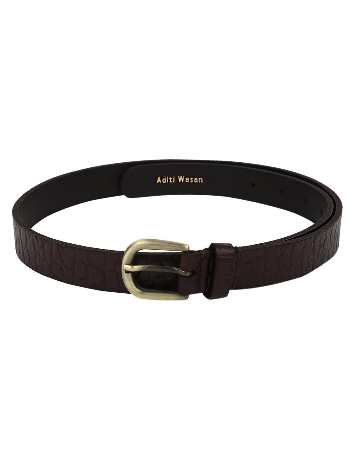 women brown leather belt - 18519902 - Zoom Image - 0