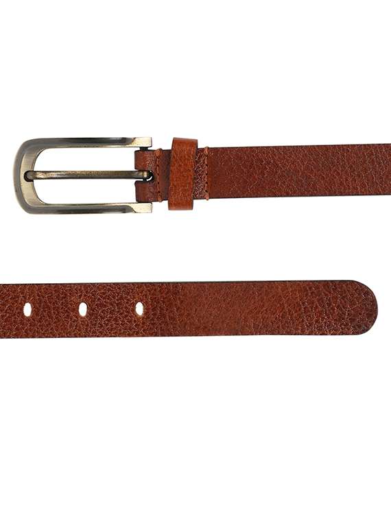 Women Brown Leather Belt - 18519904 -  Standard Image - 2
