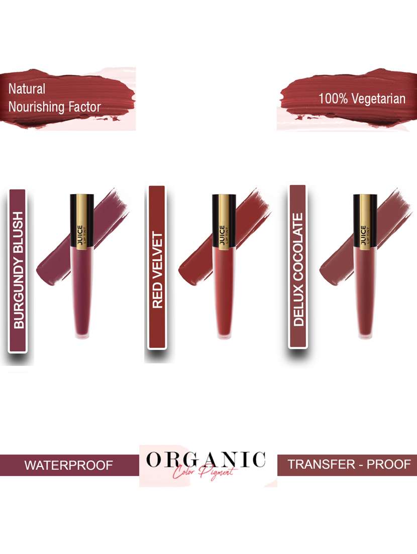 pack of 3 juice matte lipstick 