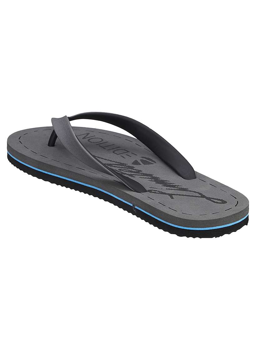 mens grey toe separator slipper - 18520185 -  Standard Image - 2