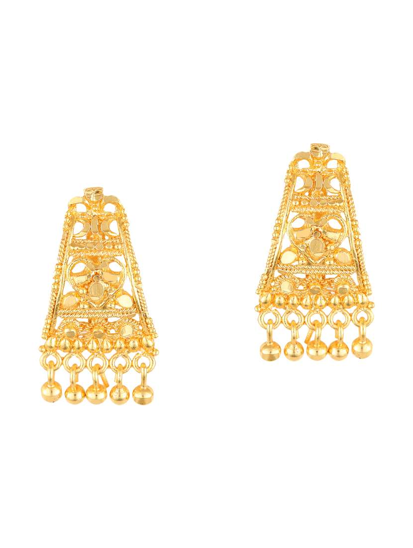 gold plated stud earring