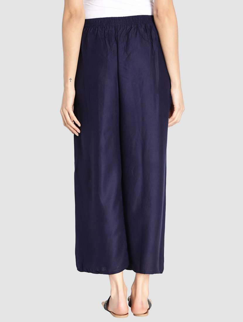 pack of 2 solid flared palazzo - 18520448 -  Standard Image - 2