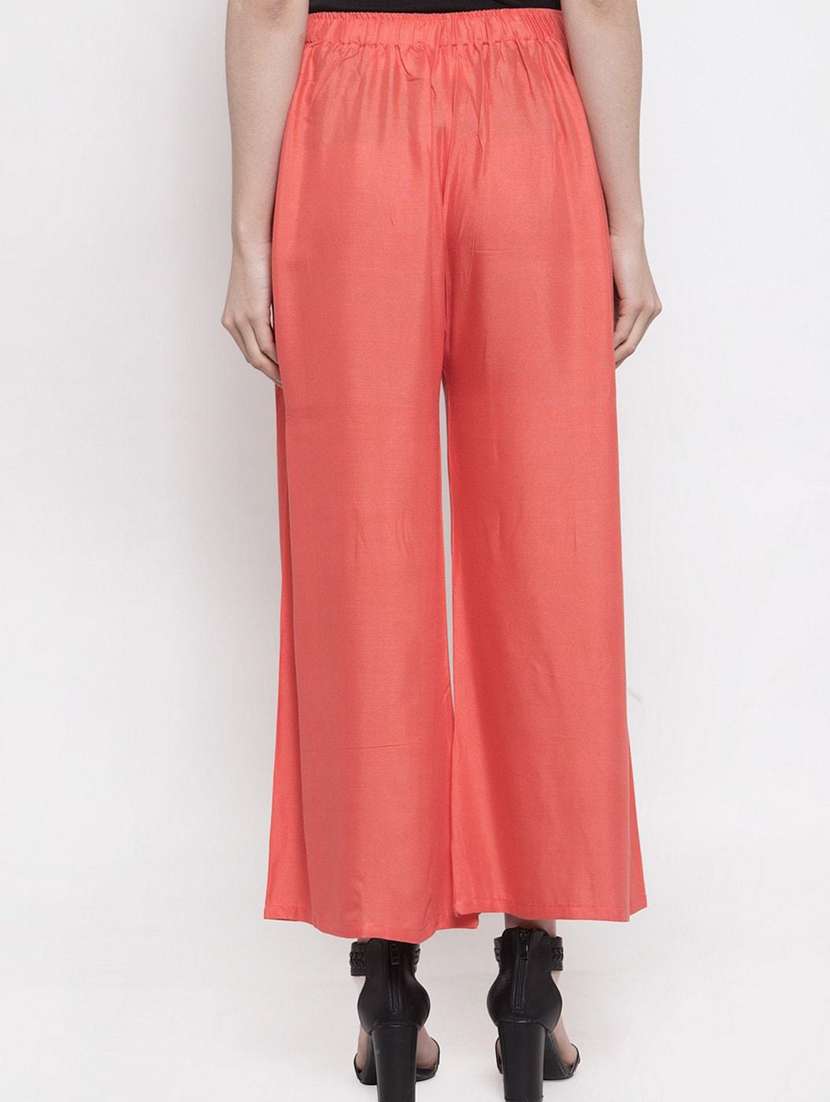 pack of 2 solid flared palazzo - 18520480 -  Standard Image - 2