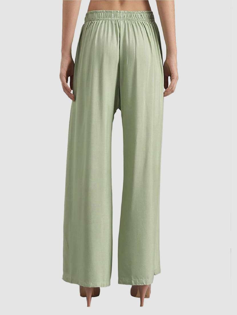 pack of 2 solid flared palazzo - 18520506 -  Standard Image - 2