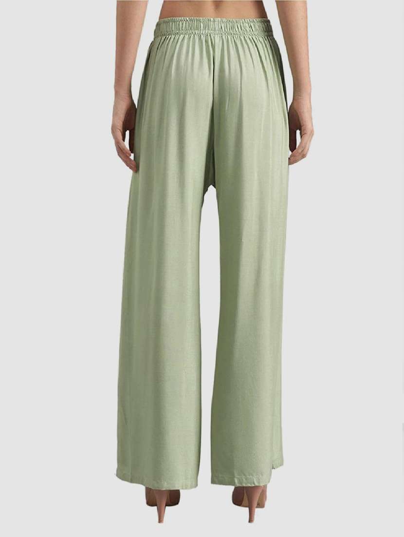 pack of 2 solid flared palazzo - 18520553 -  Standard Image - 2