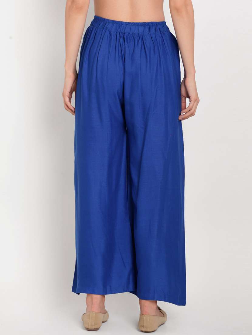 pack of solid flared palazzo - 18520557 -  Standard Image - 2