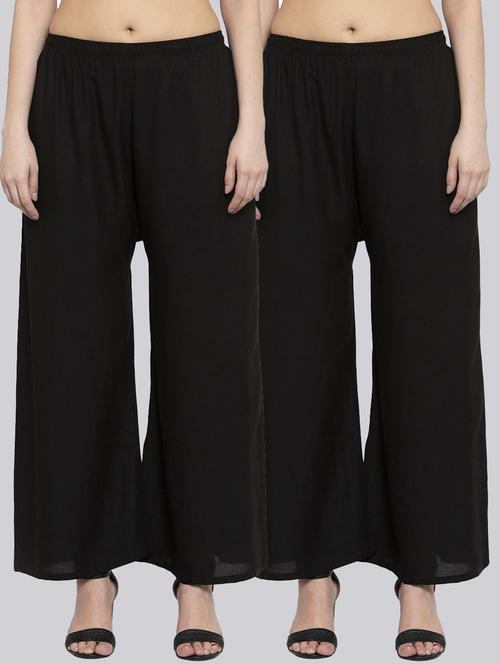 pack of 2 flared palazzos - 18520576 - Standard Image - 0
