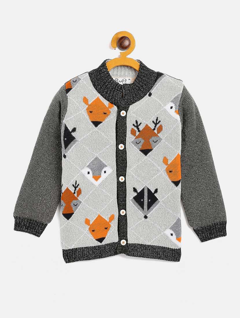 boys printed sweater 