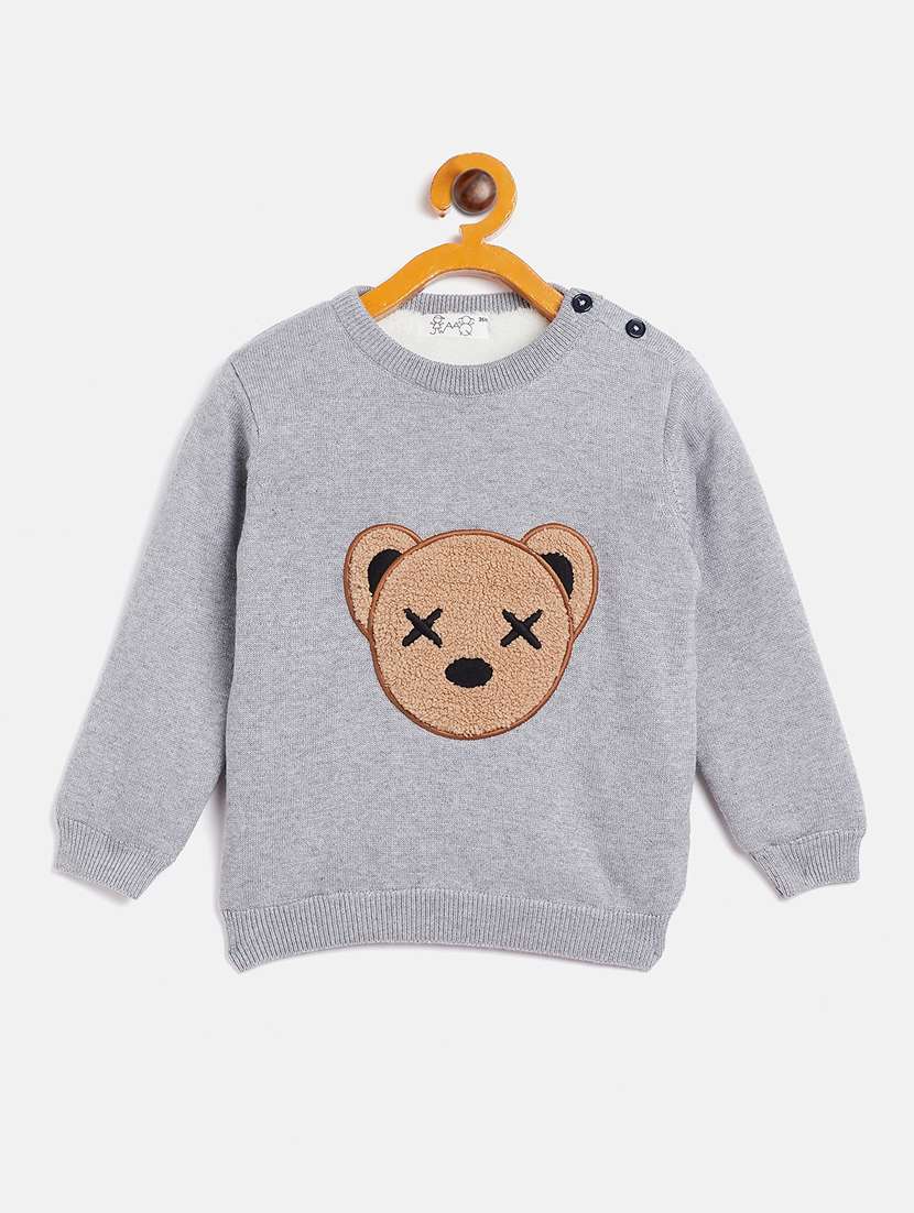 boys solid sweater 