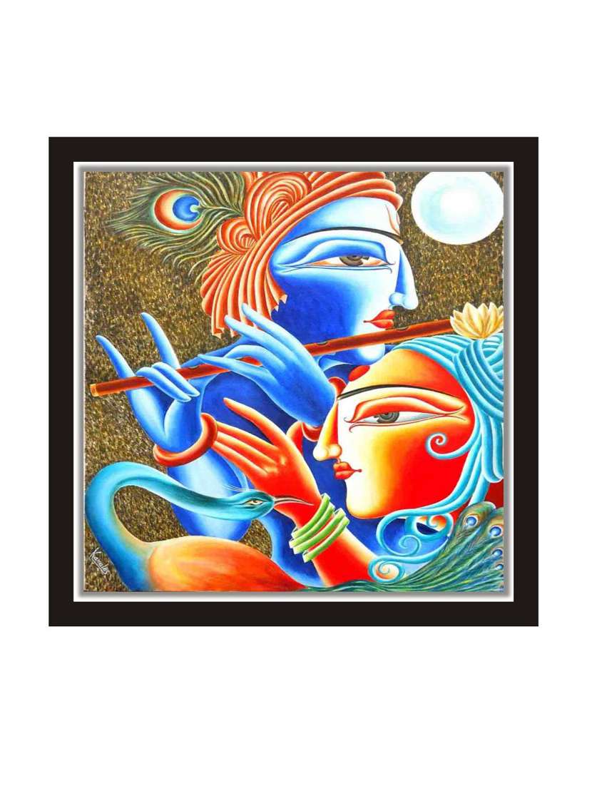 wall decal art prints on mdf board for decor (12x12 inches)  unframed & without glass