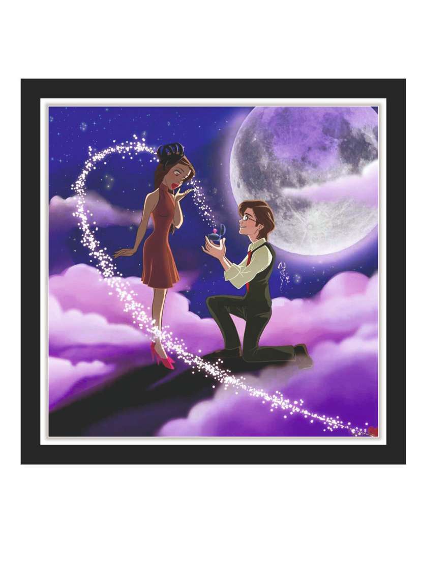 wall decal art prints on mdf board for decor (12x12 inches)  unframed & without glass