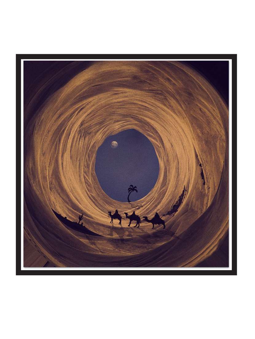 wall decal art prints on mdf board for decor (12x12 inches)  unframed & without glass