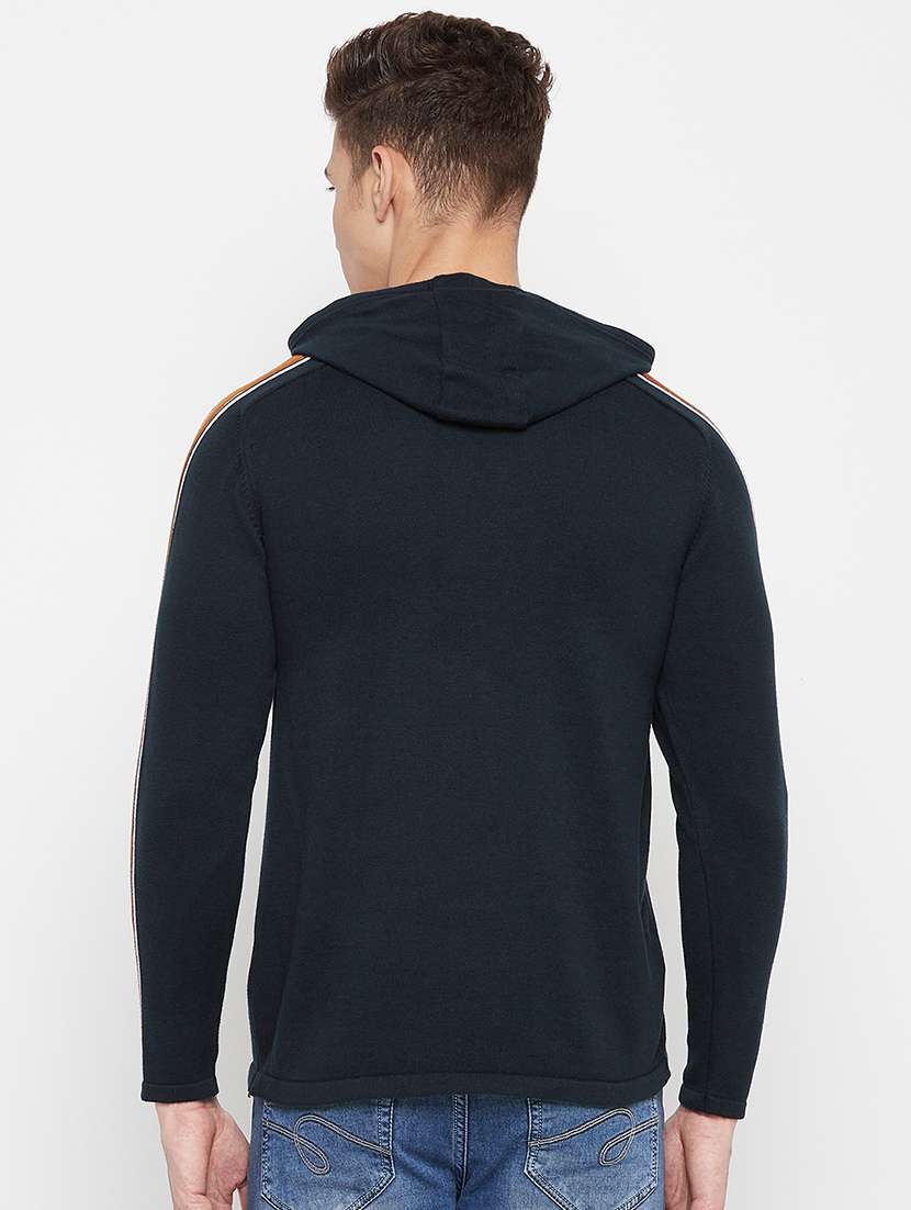 navy blue hooded pullover - 18522551 -  Standard Image - 2