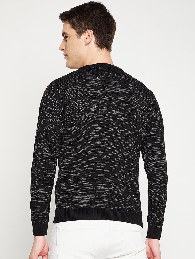 black self designed pullover - 18522555 - Standard Image - 2