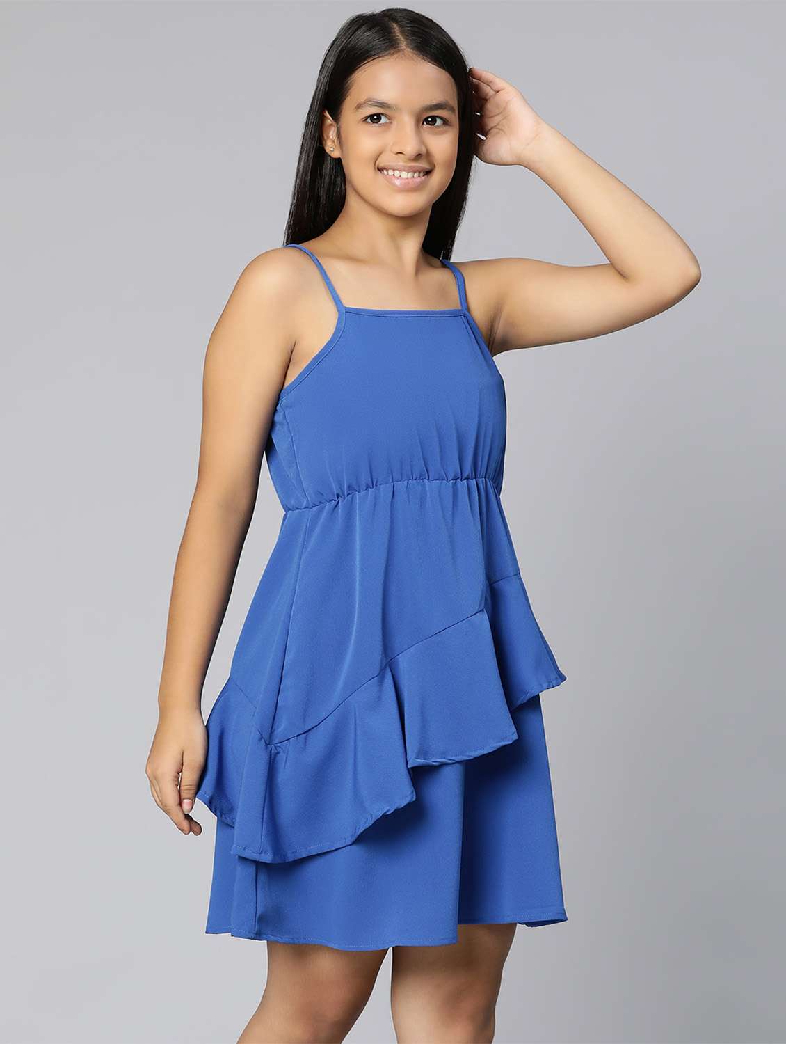 girls square neck sleeveless frock - 18523534 -  Standard Image - 2