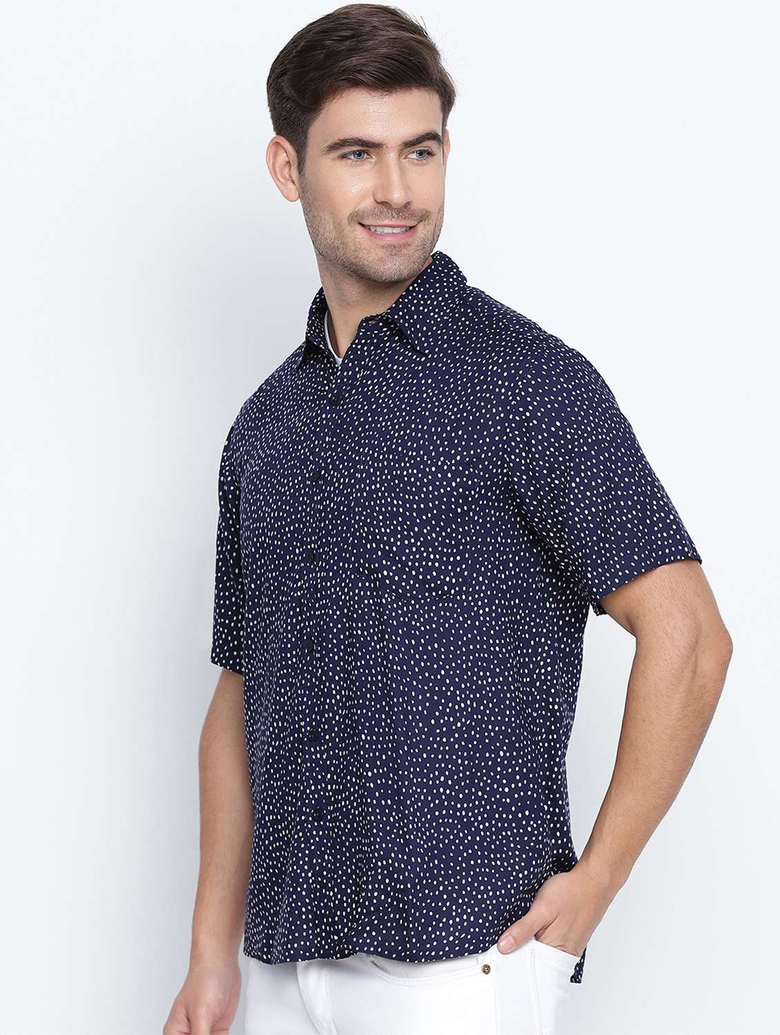 mens polka dots casual shirt - 18523564 -  Standard Image - 2