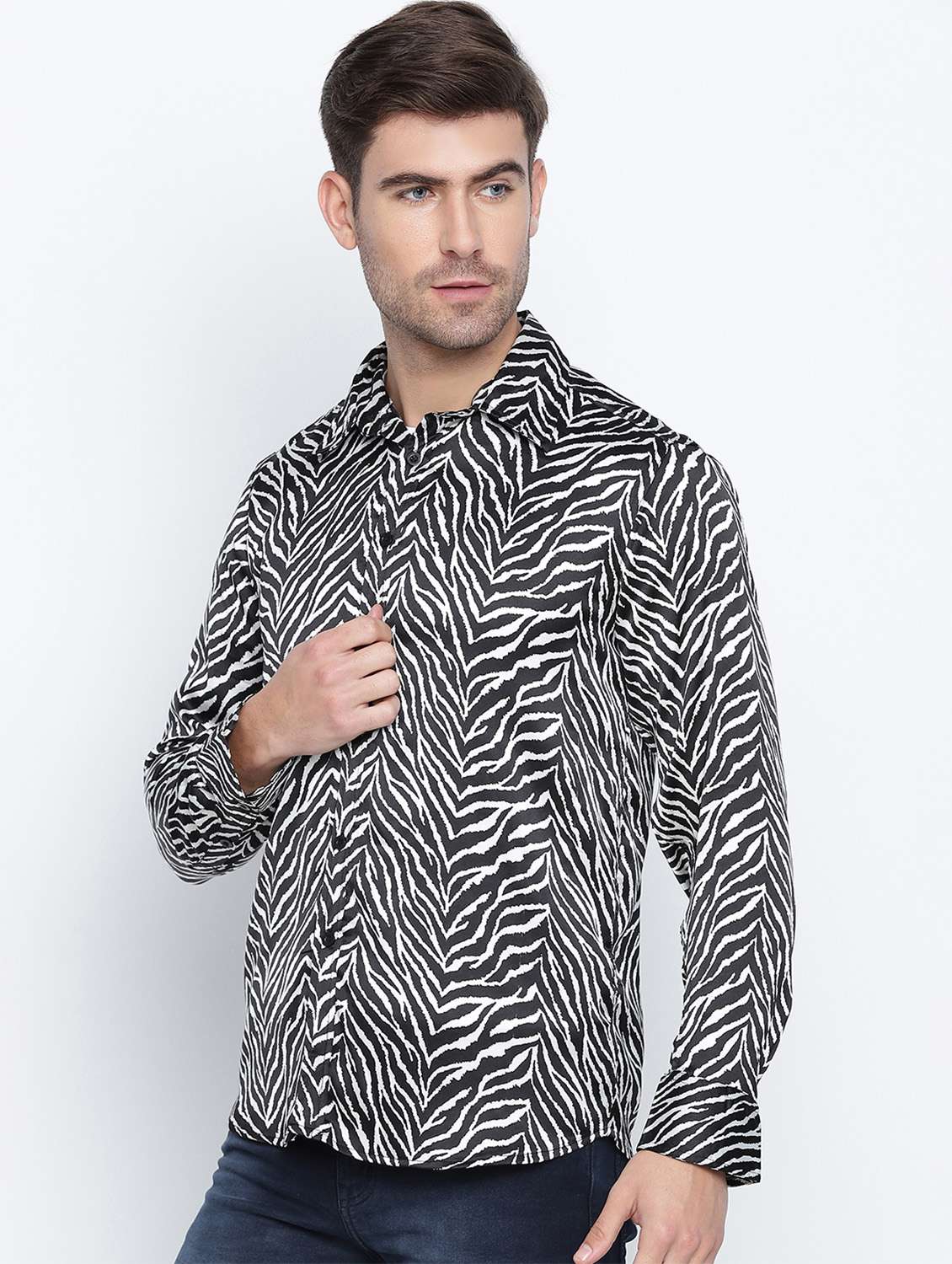 mens animal print casual shirt - 18523582 -  Standard Image - 2