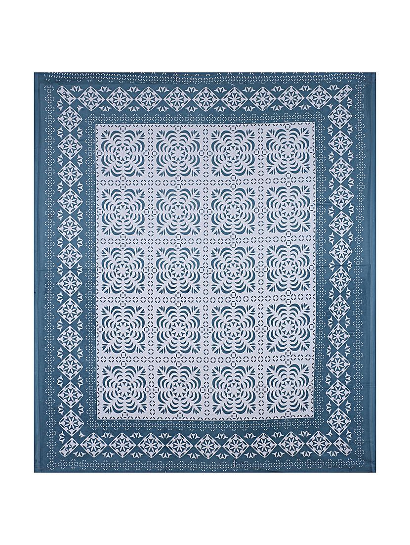 texstylers pure cotton 90x108 inches jaipuri print double bedsheet with 2 pillow covers - 18524101 - Standard Image - 2
