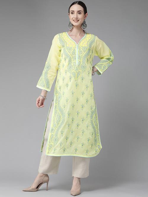 women's straight kurta - 18524133 -  Standard Image - 0