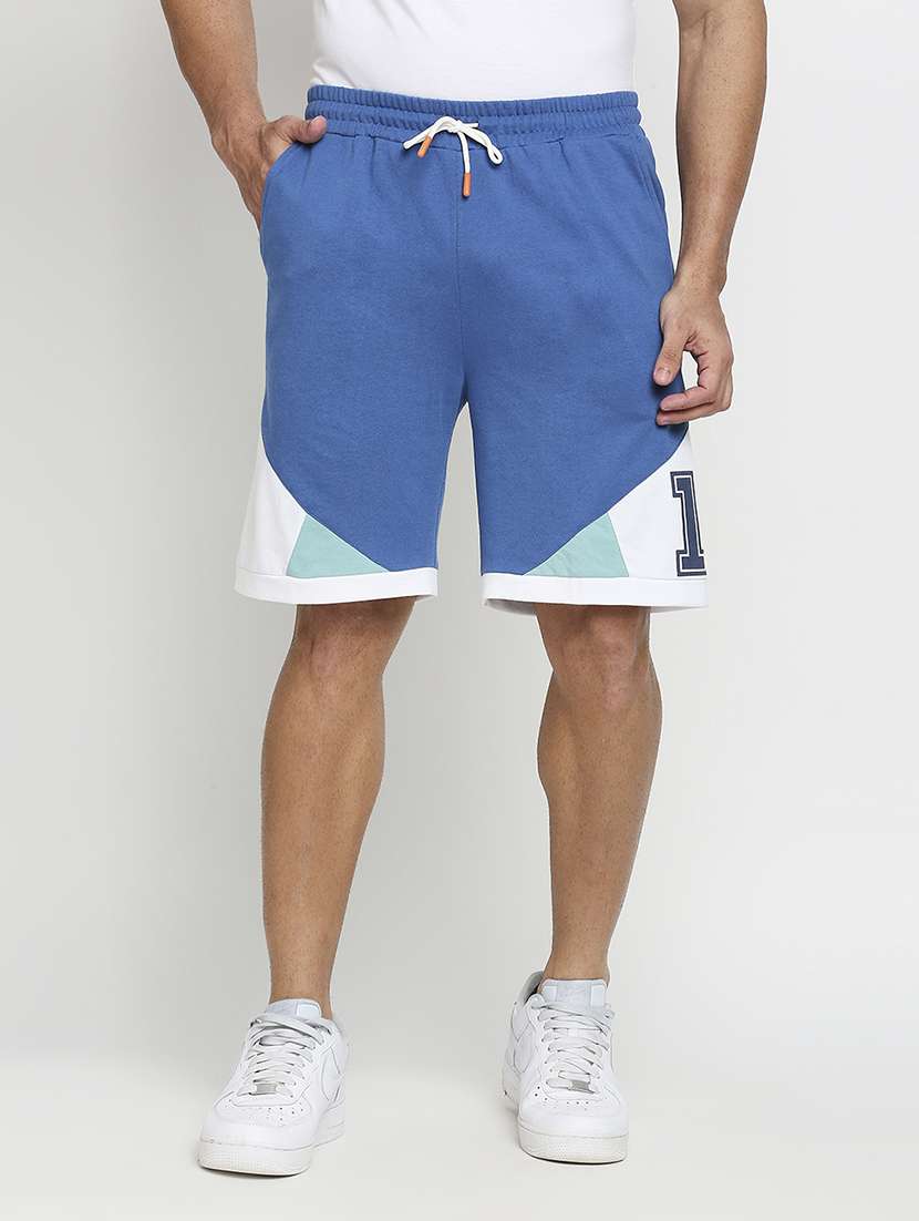 draw-string waist printed short