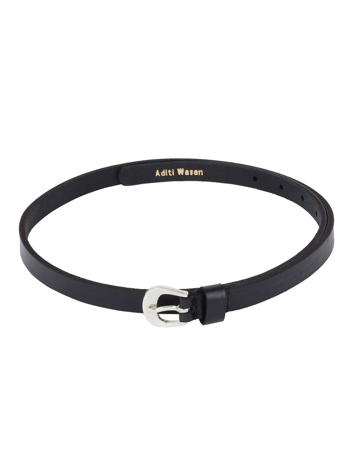 black leather belt 