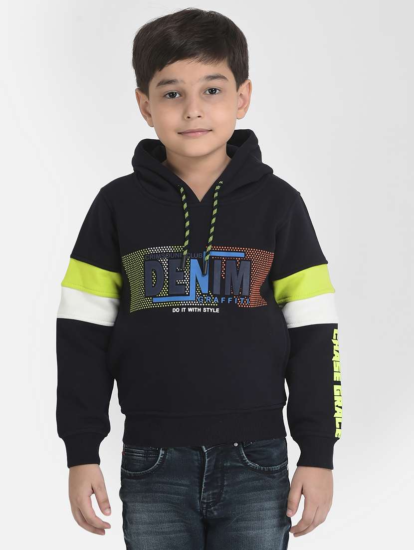 boys typography sweatshirt