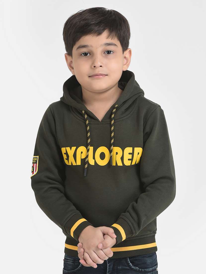 boys typography sweatshirt