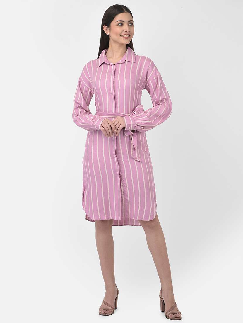 women's shirt striped dress