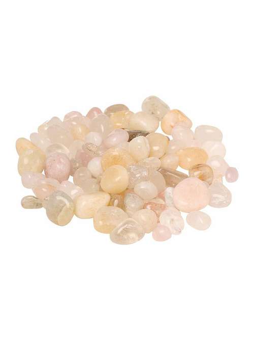 stone polished glossy decortaive onyx  pebbles stones for home decor, garden, table decoration and vase fillers white - 18526436 -  Standard Image - 0