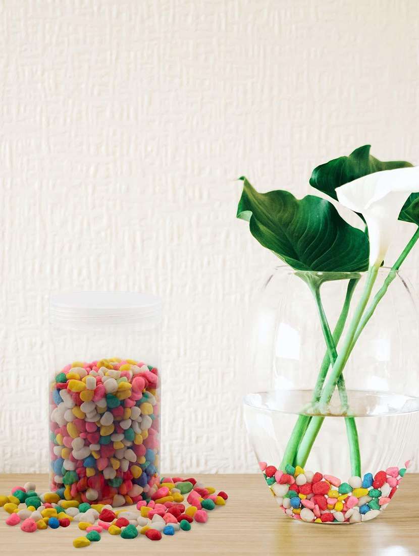 natural multicolor pebbles gravels for succulent plants, - 18526660 - Zoom Image - 0