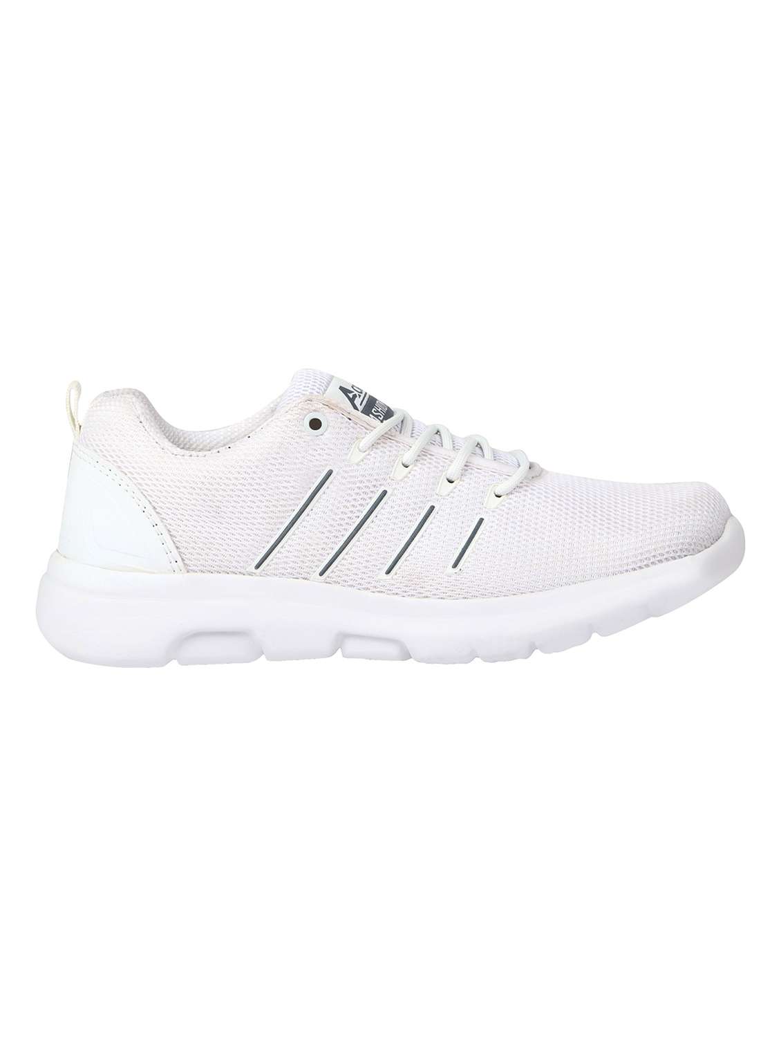 mens white lace up sport shoe - 18526703 -  Standard Image - 2