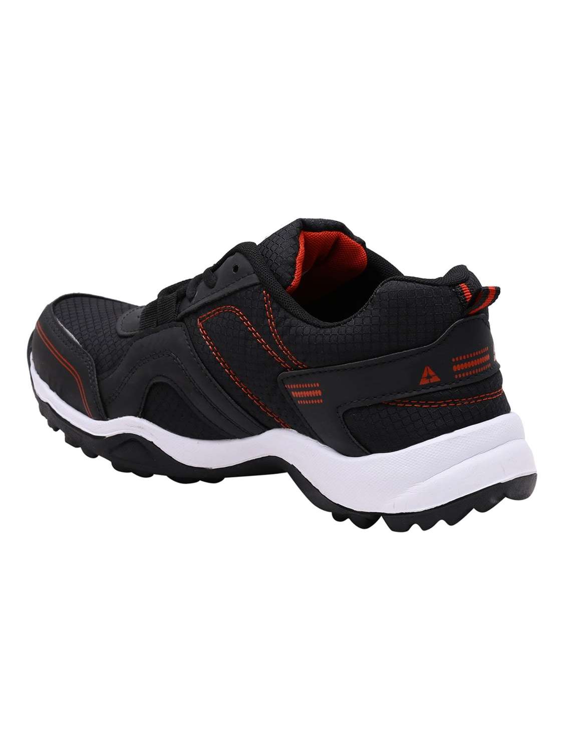 mens black lace up sport shoe - 18526777 - Standard Image - 2