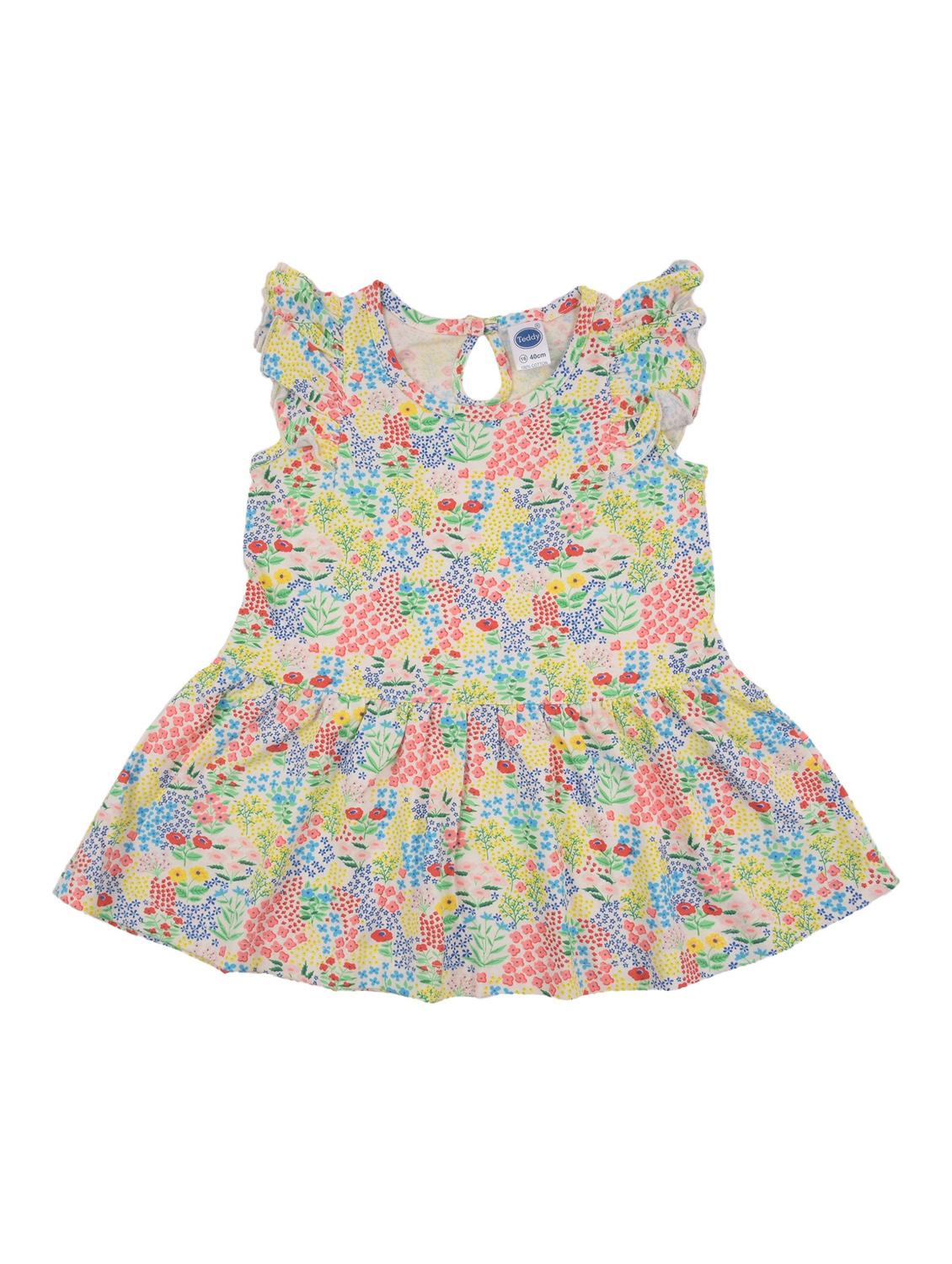 girls pack of 2 printed frock - 18528309 - Standard Image - 2