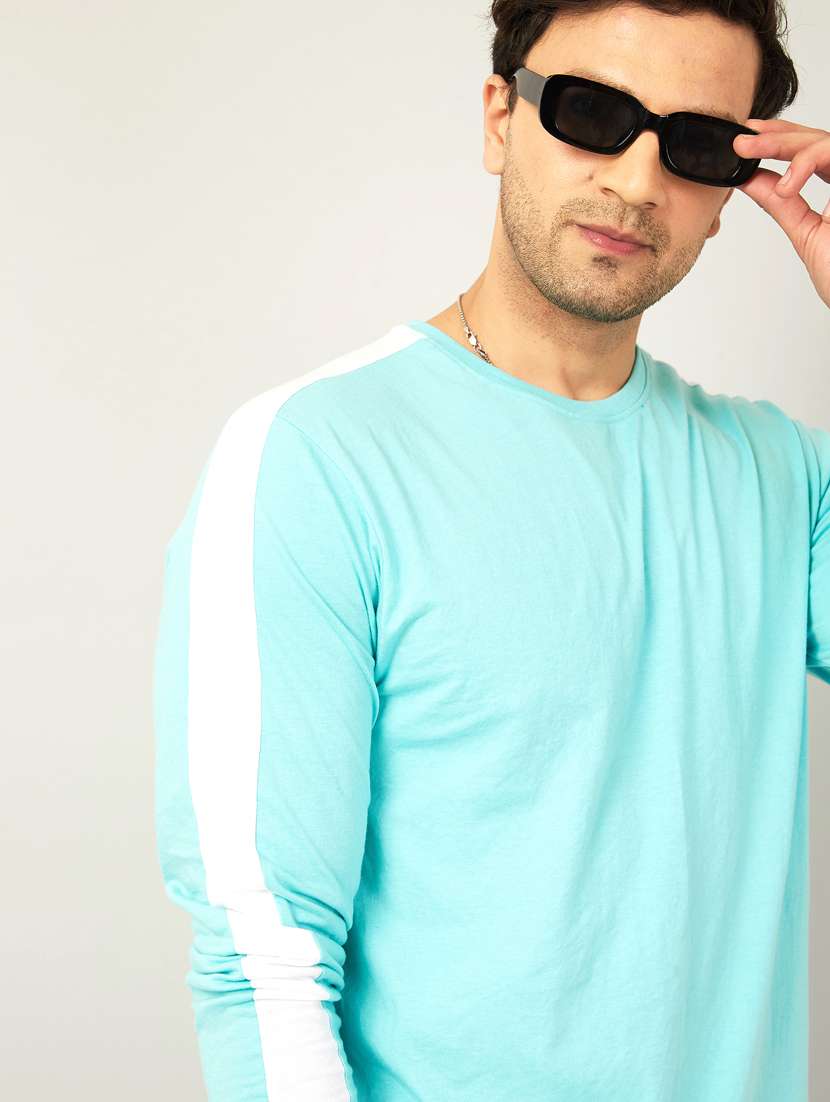 round neck cut and sew t-shirt - 18528755 -  Standard Image - 2