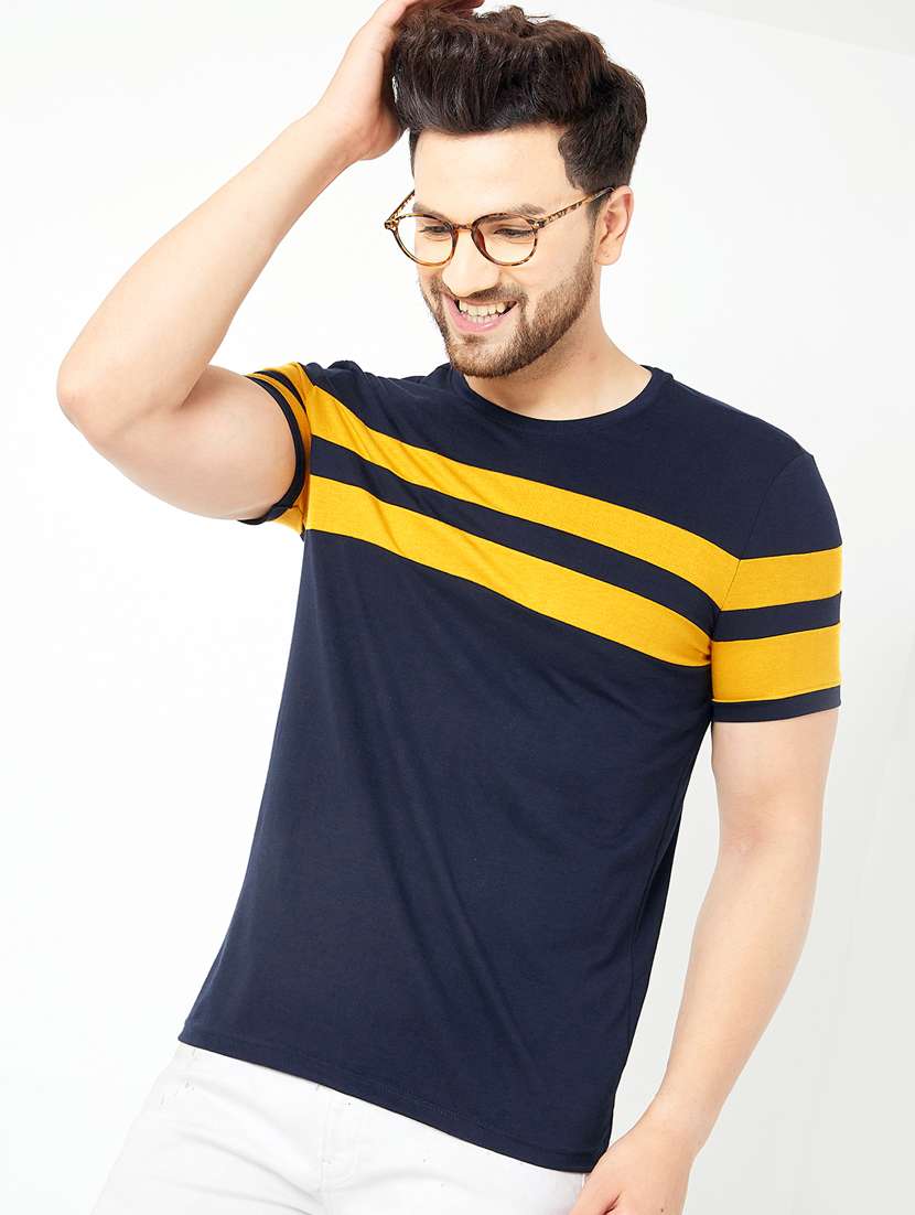 round neck cut and sew t-shirt